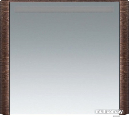 AM.PM Шкаф с зеркалом Sensation 80 M30MCR0801TF (правый, табачный дуб)