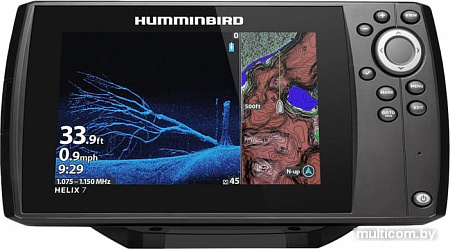 Эхолот-картплоттер Humminbird Helix 7x Chirp Mega DI GPS G3