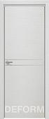 Межкомнатная дверь Юркас Deform H13 ДГ 60x200 (дуб французский сильвер)