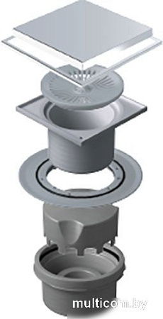 Трап/канал Bettoserb Confluo Standard Vertical Plate 2in1 10x10 13702567
