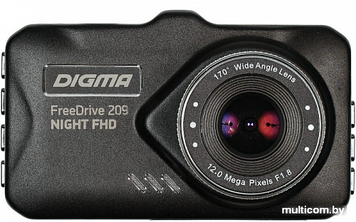 Автомобильный видеорегистратор Digma FreeDrive 209 Night FHD