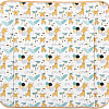 Пеленальный матрас Polini Kids Жирафик на комод 77x72 0002729