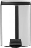 Brabantia Pedal Bin Silent 10 л (стальной матовый с защитой от отпечатков)