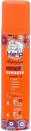 Аэрозоль от насекомых Help от клещей и комаров репеллентный 80221 75 мл