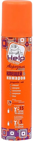 Аэрозоль от насекомых Help от клещей и комаров репеллентный 80221 75 мл
