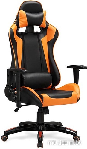 Кресло Halmar DEFENDER (черный/оранжевый)