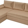 Угловой диван Mio Tesoro Верона левый (микровельвет, бежевый)