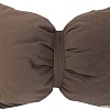 Декоративная подушка Sled Бант 45x35x17 (коричневый)