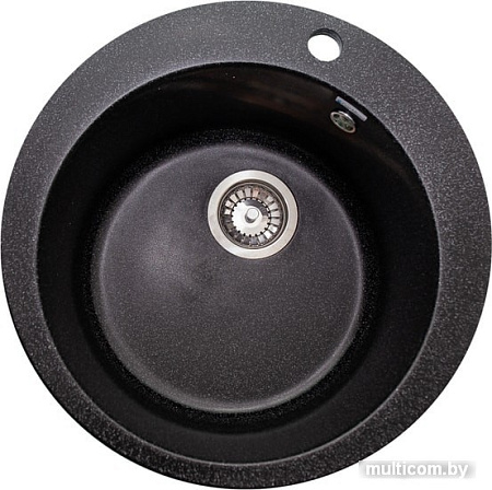 Кухонная мойка GranAlliance G-11 (черный)