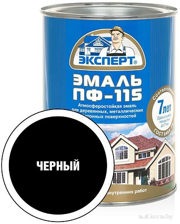 Эксперт ПФ-115М Глянцевый 0.8 кг (черный)