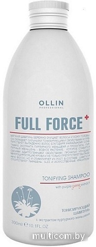 Шампунь Ollin Professional Hair Growth Shampoo с экстрактом пурпурного женьшеня 300 мл