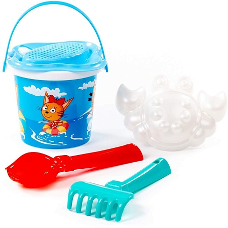 Набор игрушек для песочницы Полесье Три кота и море приключений №1 91901 (в ассортименте)