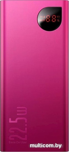 Портативное зарядное устройство Baseus Adaman Metal PPIMDA-A09 20000mAh (розовый)