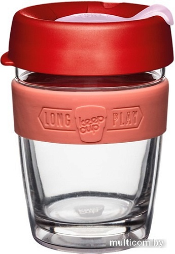 Многоразовый стакан KeepCup Longplay Brew M Azalea 340мл (красный)