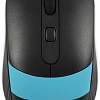 Мышь Oklick 310M (черный/голубой)