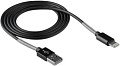 Кабель Walker C720 USB Type-A - USB Type-С (1 м, черный)