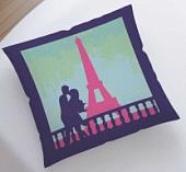 Чехол на подушку JoyArty Поцелуй в Париже sl_10025R