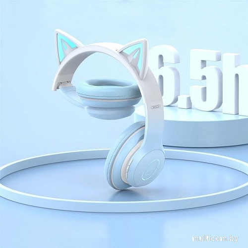 Наушники XO BE38 (голубой)