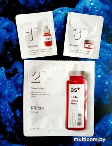 Missha Подтягивающая маска для лица 3-step Lifting Mask