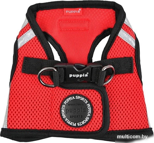 Шлейка-жилетка Puppia Soft PAUA-HB1828-RD-S (красный)
