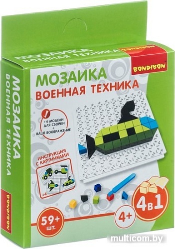 Мозаика/пазл Bondibon Военная техника ВВ4426