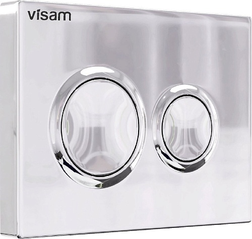 Инсталляция для унитаза Visam Slim 525 с кнопкой O3 EX-040263 (хром глянец)