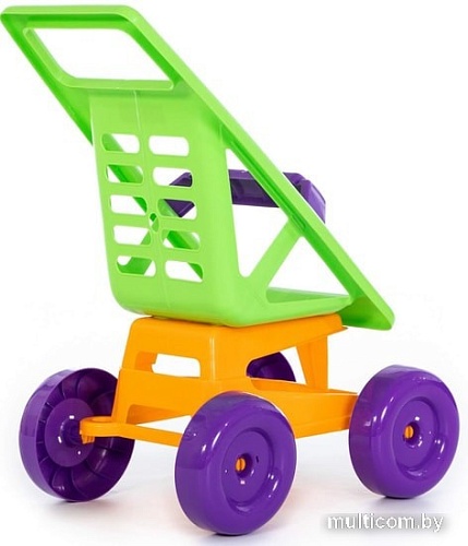 Коляска для кукол Полесье Кэти №1 43559 (фиолетовый/желтый/зеленый)