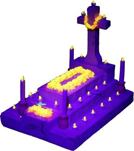 Декорация Aqua Della Надгробие со свечами светящаяся 234/466650