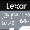 Карта памяти Lexar microSDXC LMS1066064G-BNANG 64GB (с адаптером)
