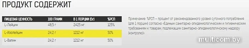 Аминокислоты Binasport Instant BCAA 2:1:1 (1000г, без вкуса)
