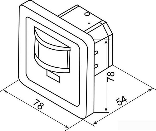 Датчик движения Feron SEN1A/LX2000