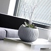 Кашпо Prosperplast Flower Pot DKB370-422U (серый)