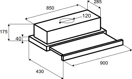 Кухонная вытяжка Zigmund & Shtain K 007.91 B