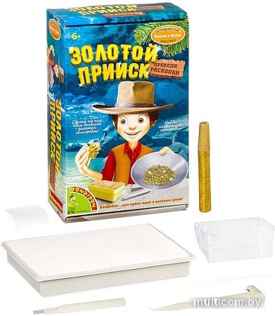 Набор для опытов Bondibon Науки с Буки Золотой прииск ВВ2014