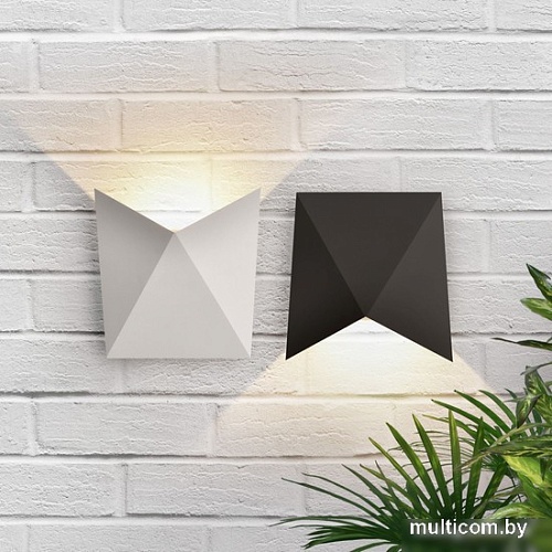 Уличный настенный светильник Elektrostandard 1517 Techno (черный)