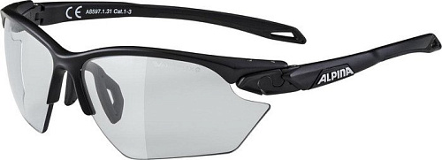 Солнцезащитные очки Alpina Twist Five S HR V A8597131 (black matt/varioflex+black)