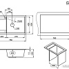 Кухонная мойка Granula GR-7805 (турмалин)