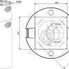 Meferi TUBE40WH Isla Comfort Plus