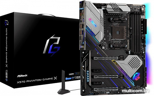 Материнская плата ASRock X570 Phantom Gaming X