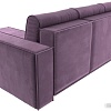 Угловой диван Mebelico Куба угловой 108656 (правый, БНП, микровельвет, сиреневый)