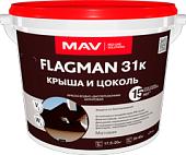 Краска Flagman 31к крыша и цоколь 11 л (шоколадный)