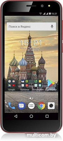 Смартфон Fly Life Compact (красный)
