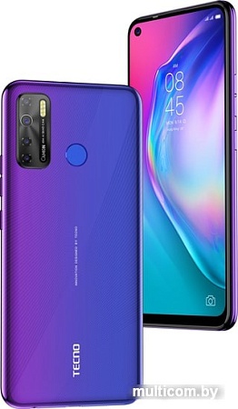 Смартфон Tecno Camon 15 (фиолетовый)