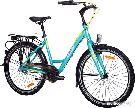 Велосипед AIST Jazz 2.0 (голубой, 2017)