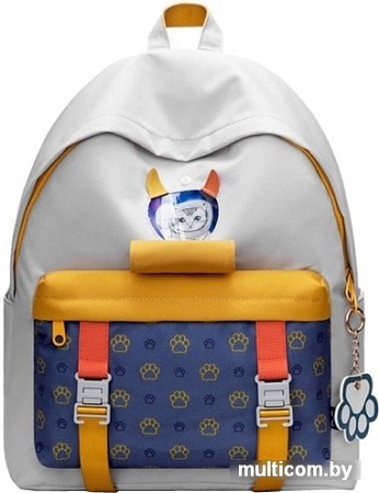 Рюкзак MAH MR20C2017B01 (светло-серый/темно-синий/желтый)