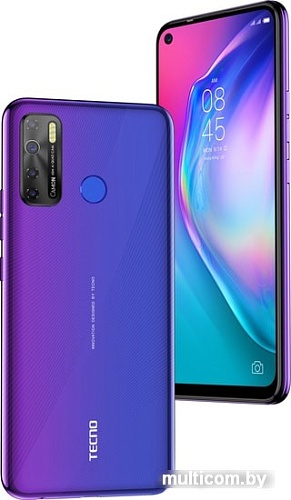 Смартфон Tecno Camon 15 (фиолетовый)