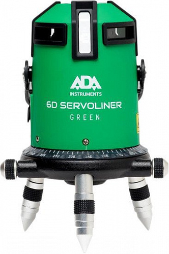 Лазерный нивелир ADA Instruments 6D Servoliner Green [А00500]