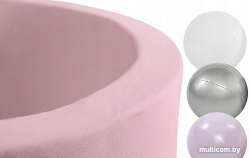 Сухой бассейн Misioo 90x40 200 шаров (светло-розовый)
