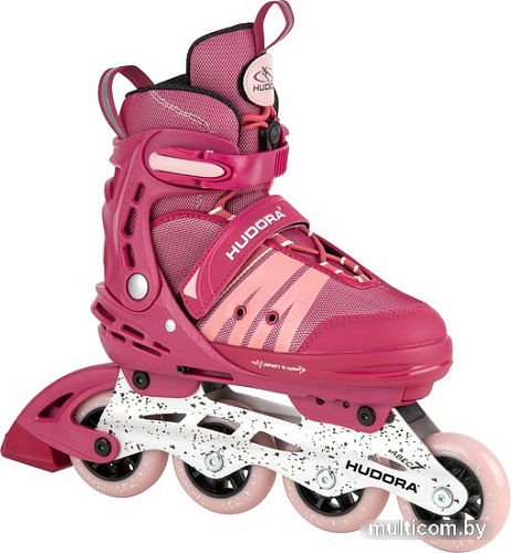 Роликовые коньки Hudora Inline Comfort (р. 35-40, темно-розовый)