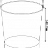 Prosperplast Tubus Slim Beton 400 DTUS400B-422U (бетон)